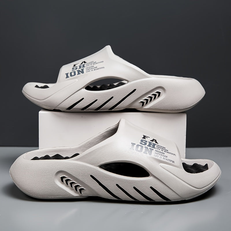 Men's EVA Slides Breathable Non-Slip Open Toe Casual Outdoor Sandals