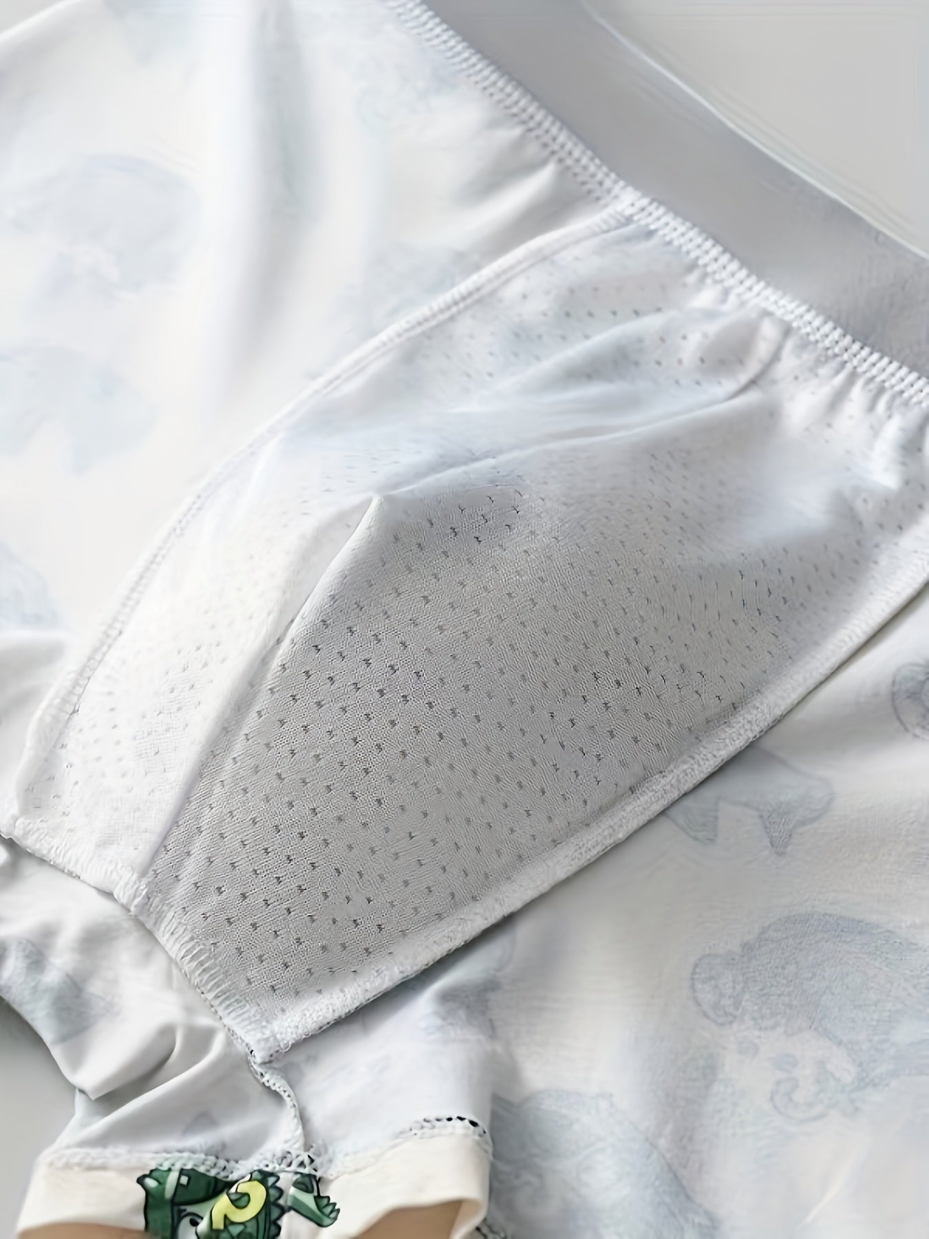 Men's Breathable Stretch Boxer Briefs with Fun Prints and Contrast Binding