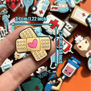 30 Pcs Medical Series PVC Hanging Set for Nurse Doctor Ambulance Decor