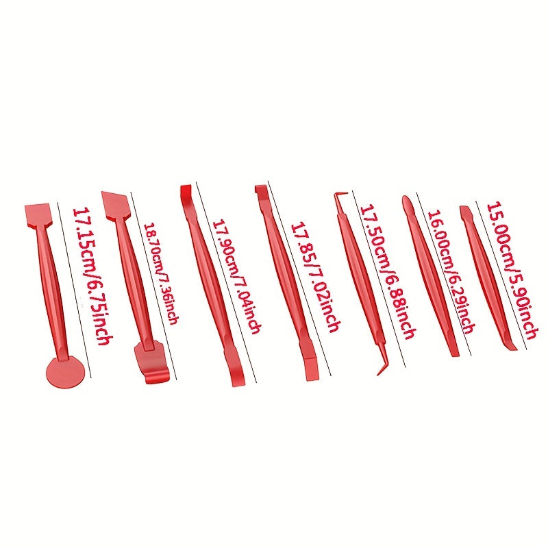 Avtomobil ichki qismi bo'shliqni to'ldiruvchi asboblar to'plami 7 ta plastik qirqishlar to'plami