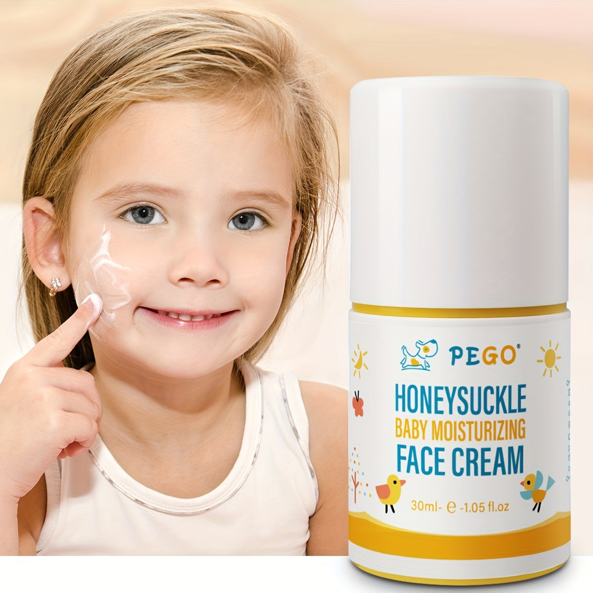 Honeysuckle Moisturizing Face Lotion with Chamomile Glycerin 30g for Sensitive Skin