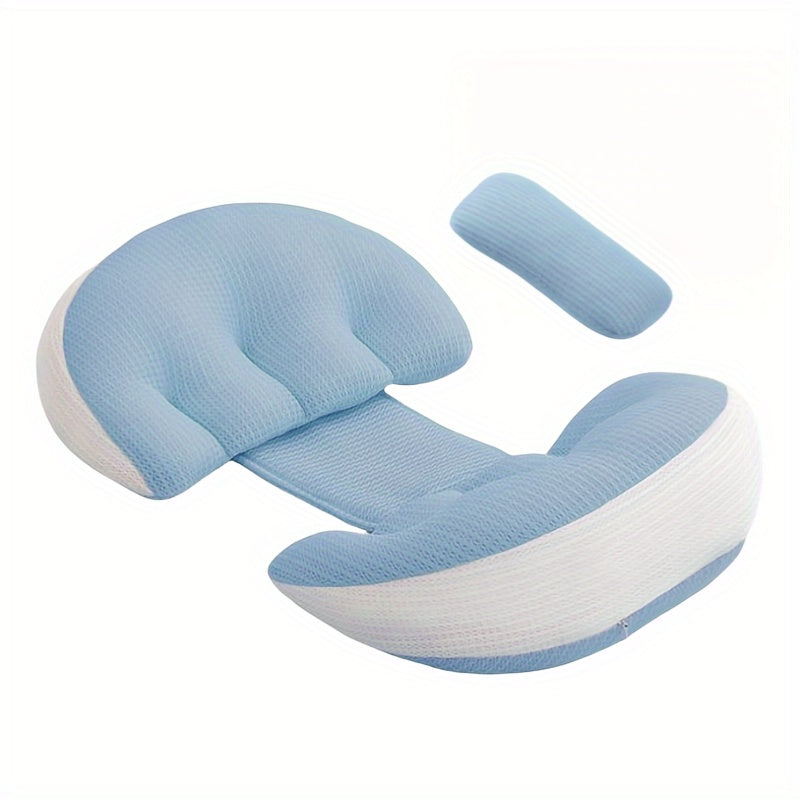 Pregnancy Pillow U-Shaped Support for Side Sleeping Adjustable Belly and Back Soft Polyester