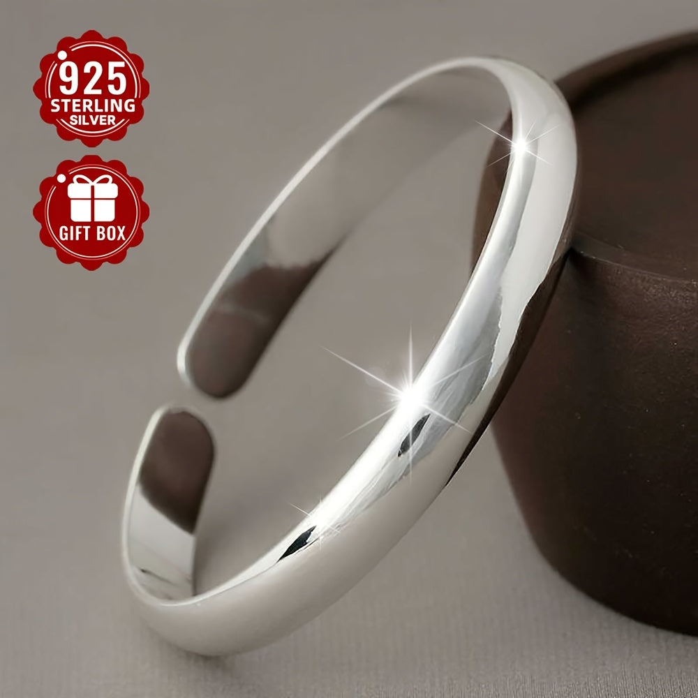 Pulsera de plata de ley hipoalergénica para mujeres joyería elegante regalo