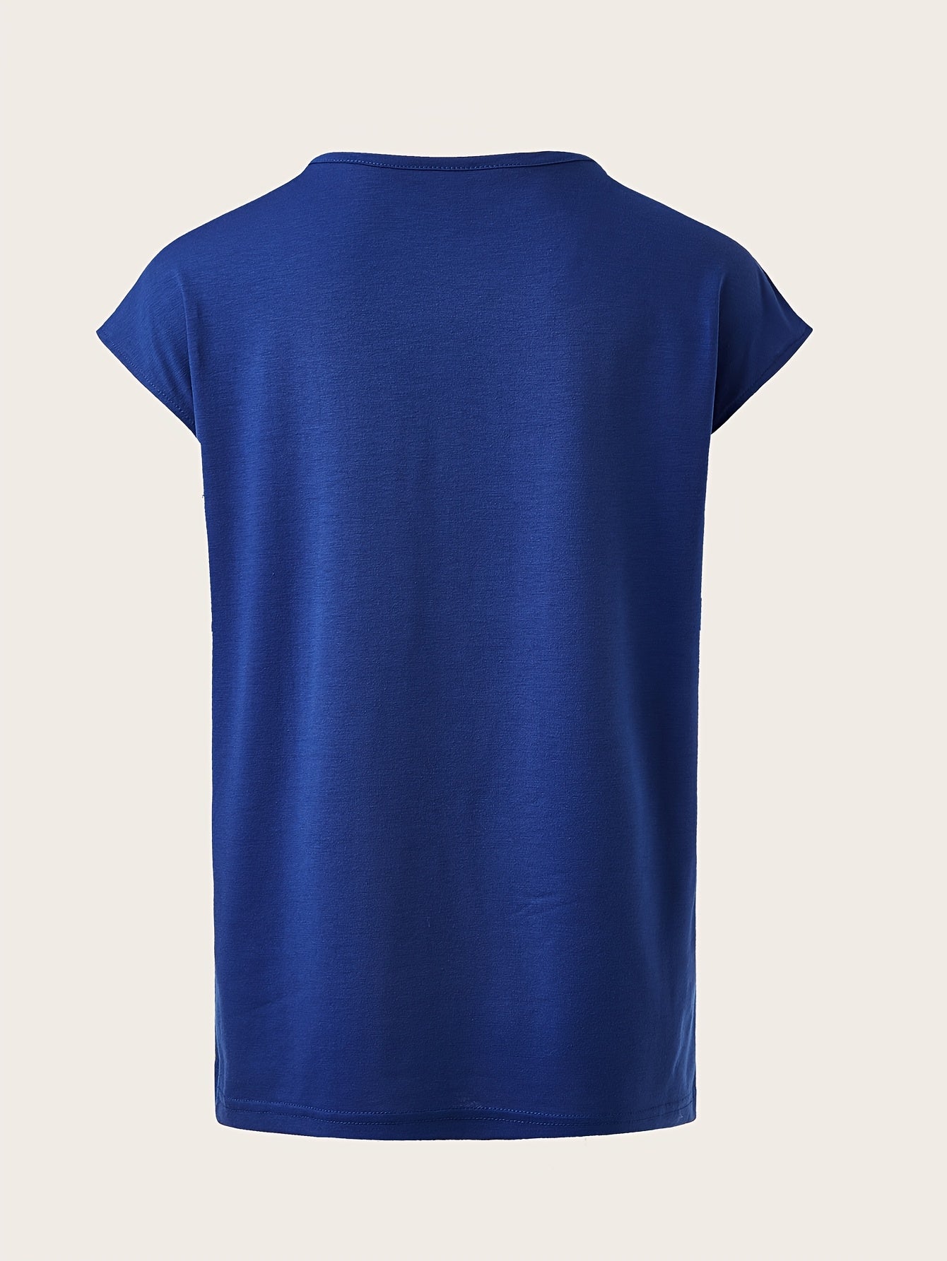 Women Plus Size Solid Color Casual Sport T-Shirts 2-Pack