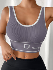 Women's Plus Size Sports Bra Tank Top Wire-Free Breathable Pack