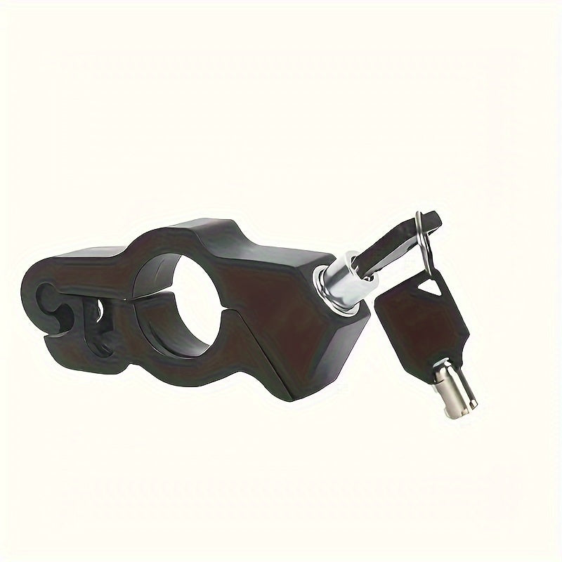 Heavy-Duty Aluminum Motorcycle Handlebar Lock Anti-Theft Security