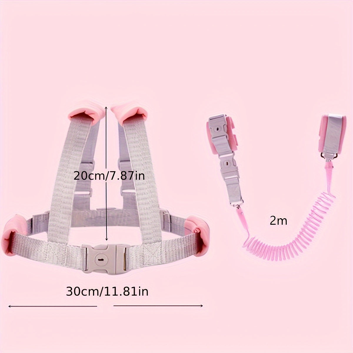 Baby Child Safety Leash with Anti-Lost Hand Ring and Walking Strap