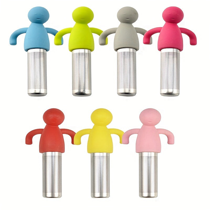 Set of 6 Vibrant Silicone Tea Infusers for Loose Leaf Tea, Durable and Flexible