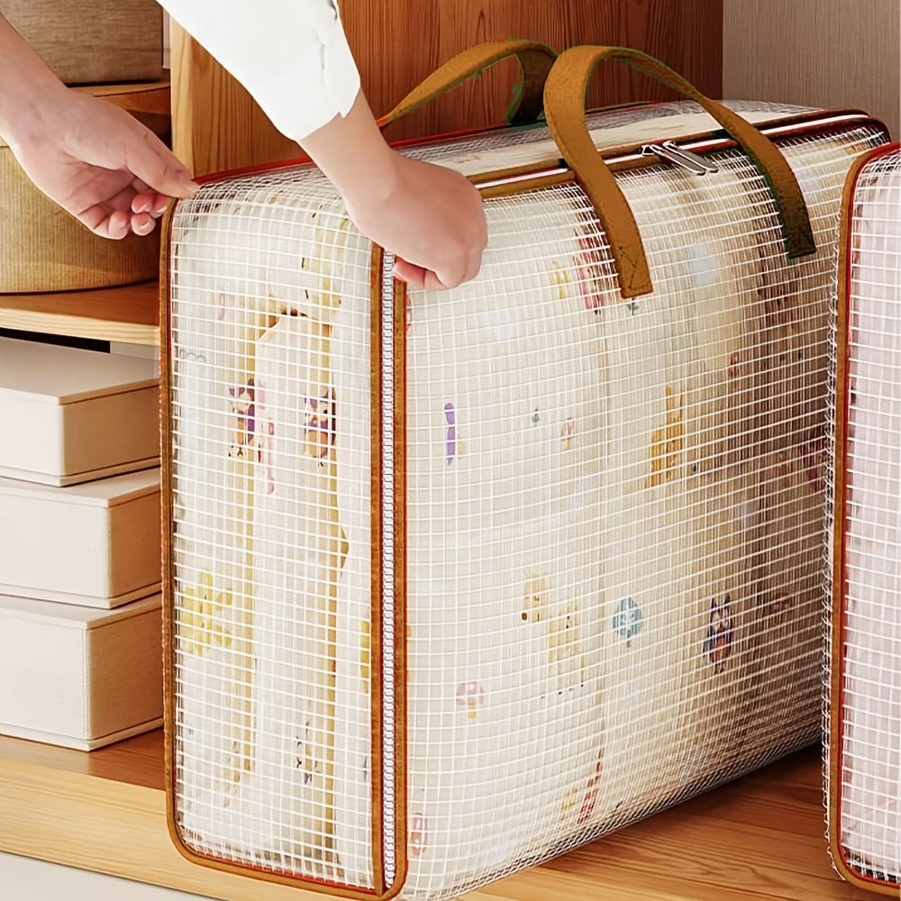 Yumshoq plastik saqlash sumkasi, yostiq va to'shaklar uchun, suv o'tkazmaydigan zipli ost-to'shak tashkilotchisi