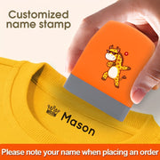 Custom Name Stamp Waterproof Durable Plastic for Summer Camps and Activities