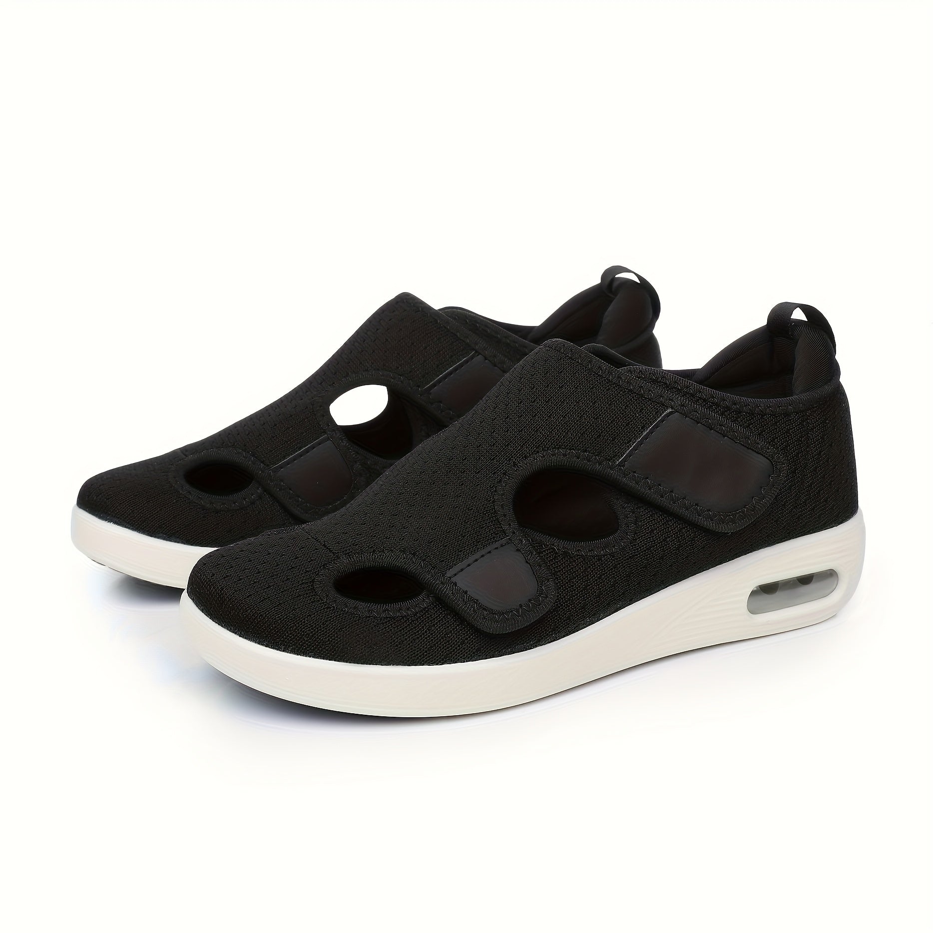 Women's Breathable Lightweight Sandals Adjustable Strap Walkers for Swollen Feet