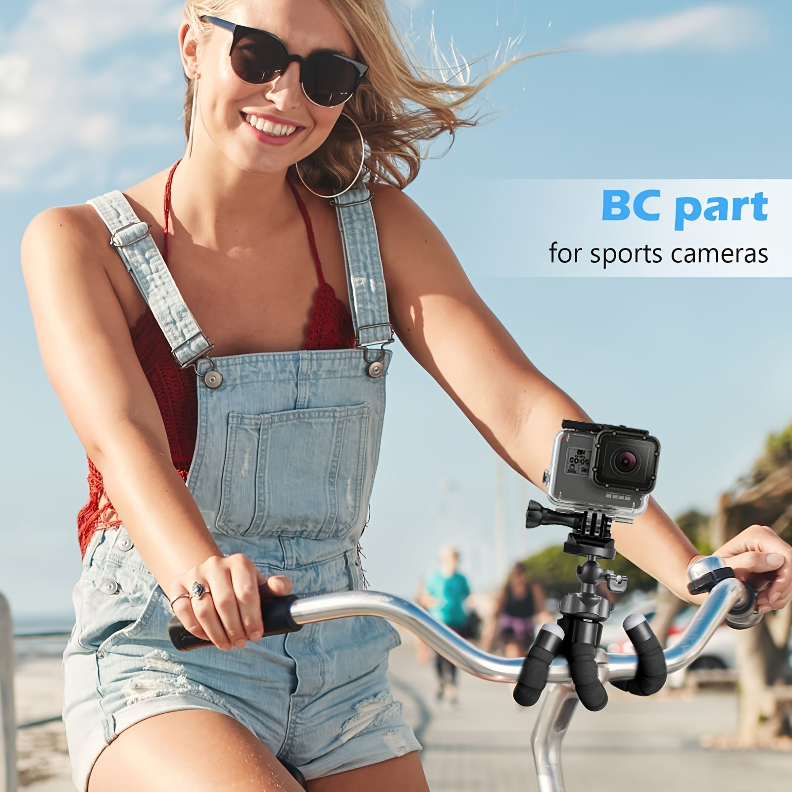 Foldable Octopus Phone Holder for iPhone and Cameras Durable Sponge Rubber