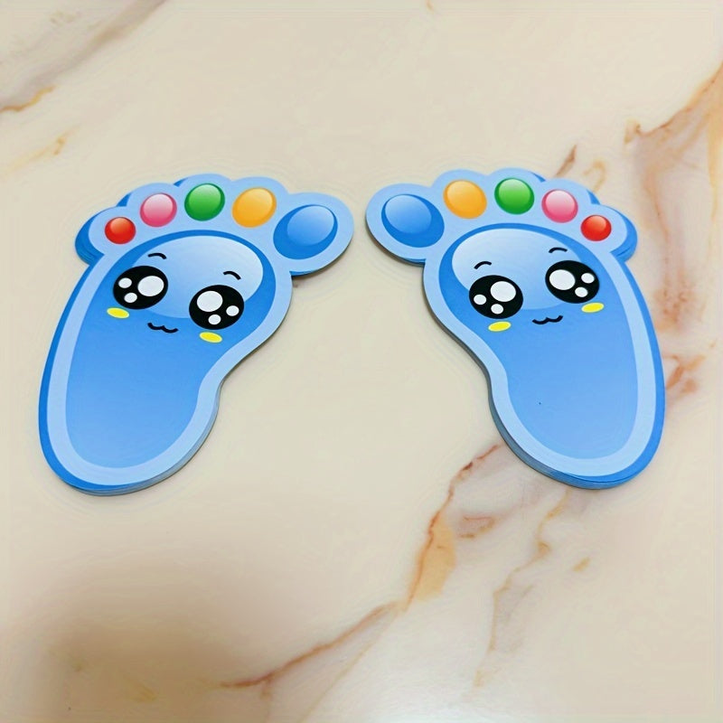 30-Pack Footprint-Shaped Floor Stickers Indoor Directional Guidance for Events