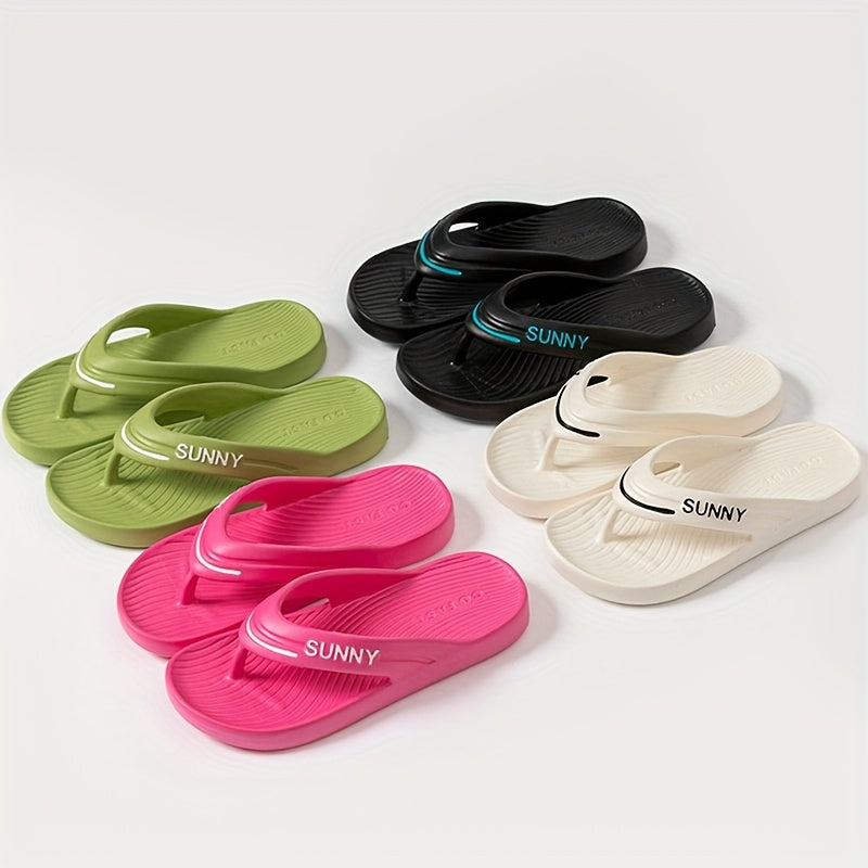 Unisex EVA Non-Slip Comfortable Sandals Minimalist Stripe Indoor Outdoor