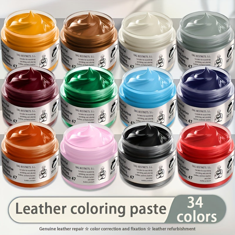 Repair Cream for Scratches and Color Restoration 50ml for Sofas Shoes Bags