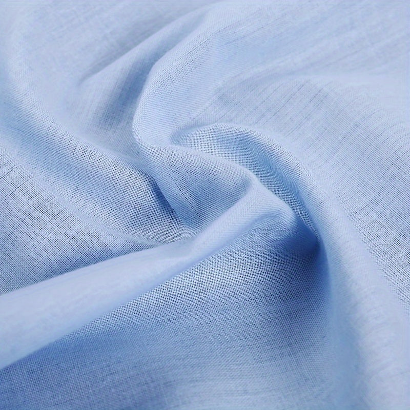 Set of 3 Soft Cotton Elderly Men's and Women's Handkerchiefs for Sweat Wiping