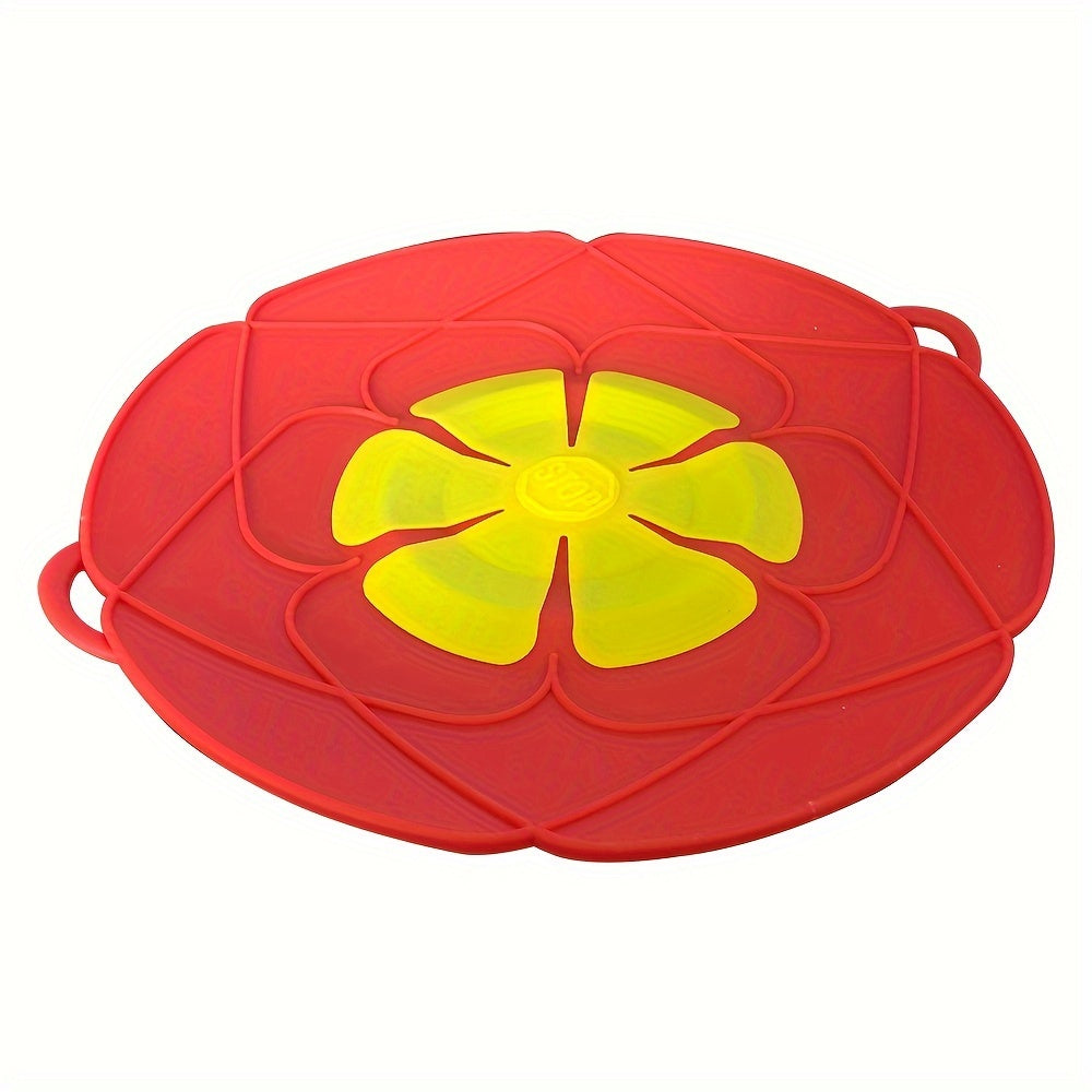 Durable Rubber Pot Cover with Silicone Spill Proof Non-Electric Design