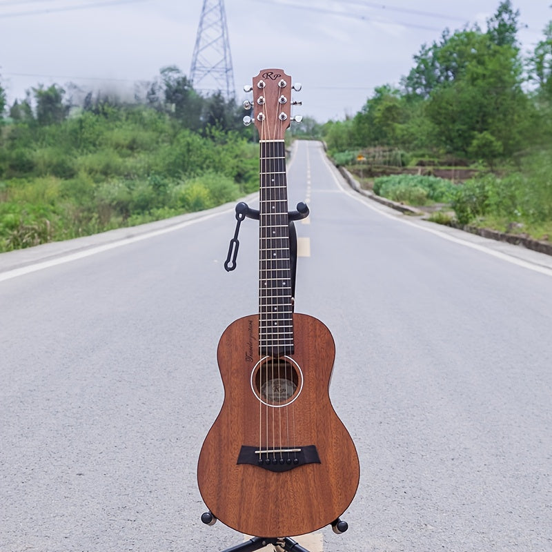 Travel Acoustic Guitar 76.2cm Sapele Back and Sides Rosewood Neck for Beginners and Family Use