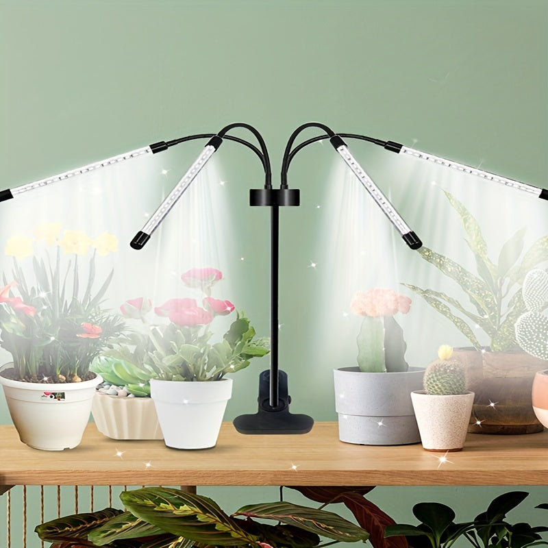 Adjustable Full Spectrum LED Plant Grow Light with Dimmable Fill Light for Indoor Gardens