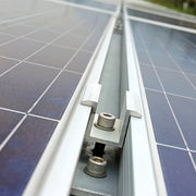 12-Pack Solar Panel Clamps Conductive Metal Mounting Brackets for Solar and Wind Power