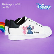 Unisex Casual Canvas Sneakers Low-Top Shoes Cartoon Kissing Heart Design