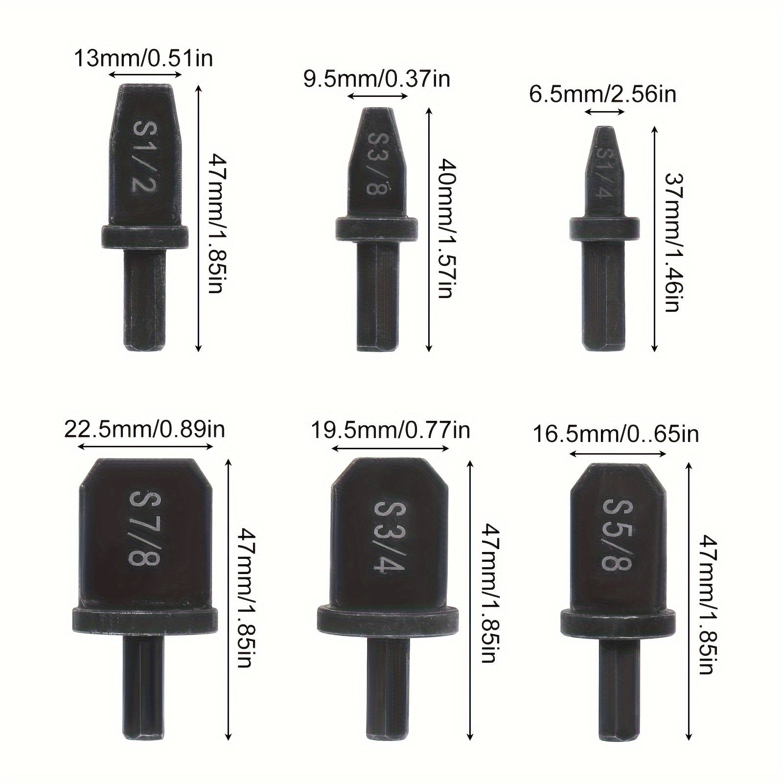 6-Piece Copper Pipe Flaring Tool Set for Air Conditioners Durable and Easy to Use