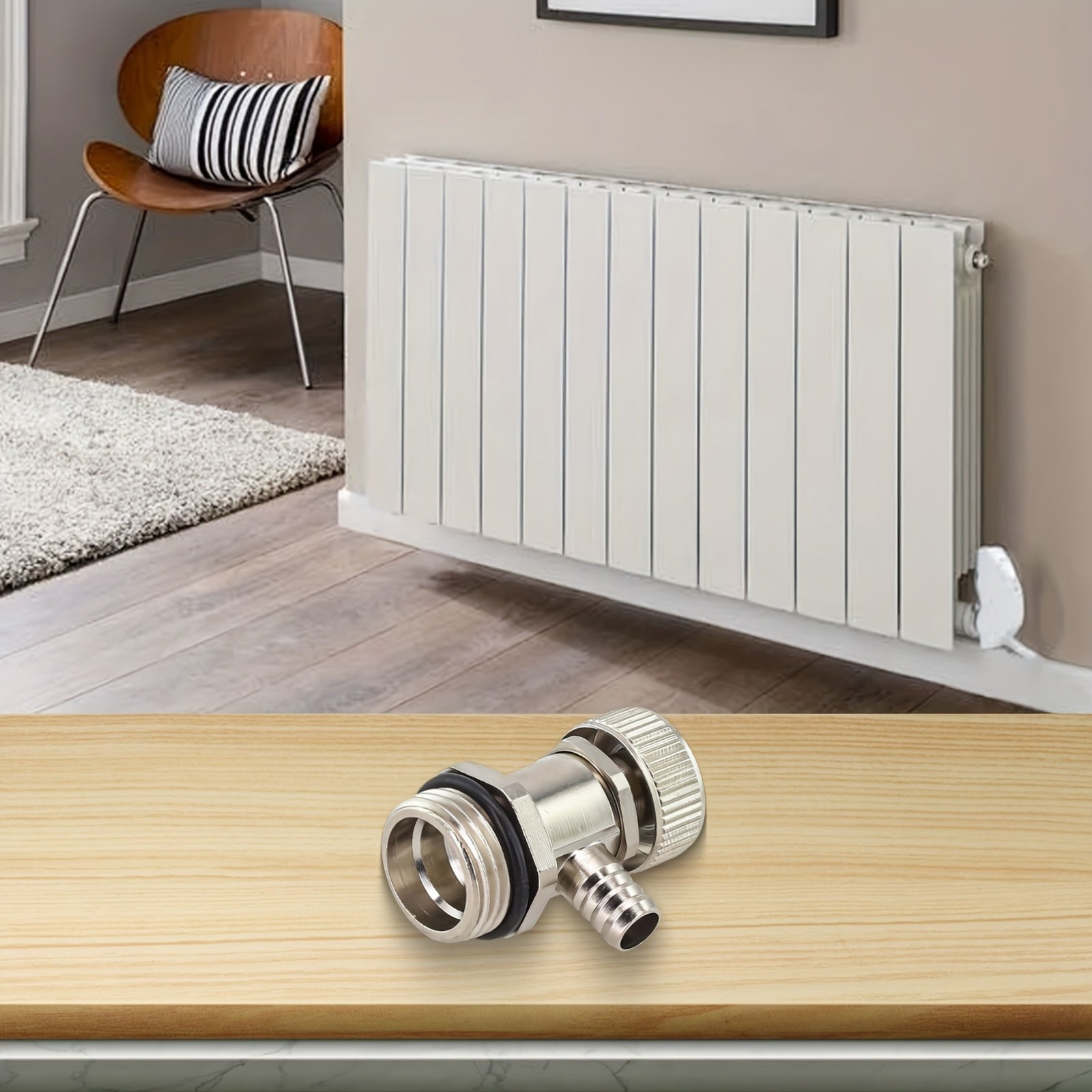 360° buriladigan bronz va mis radiator havo ventili uchun isitish tizimi