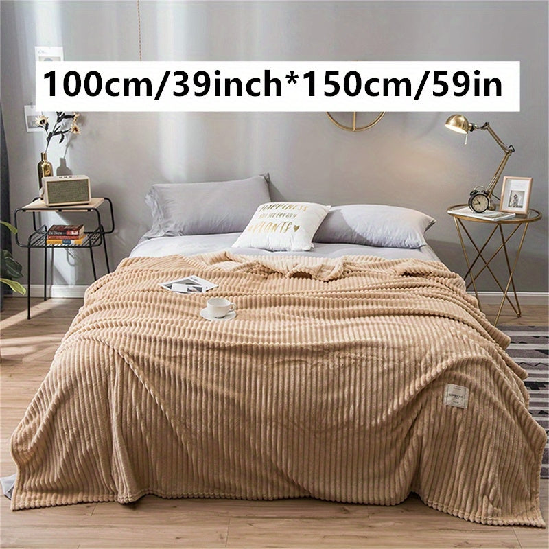 Faux Rabbit Fur Bed Blanket Soft Plush Throw for Bed Couch 50x60 Inches