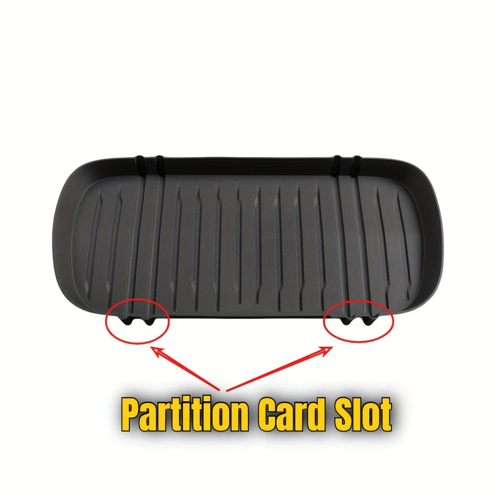 Car Trunk Mat TPE For Tesla Model Y 2025 Storage Organizer with Divider