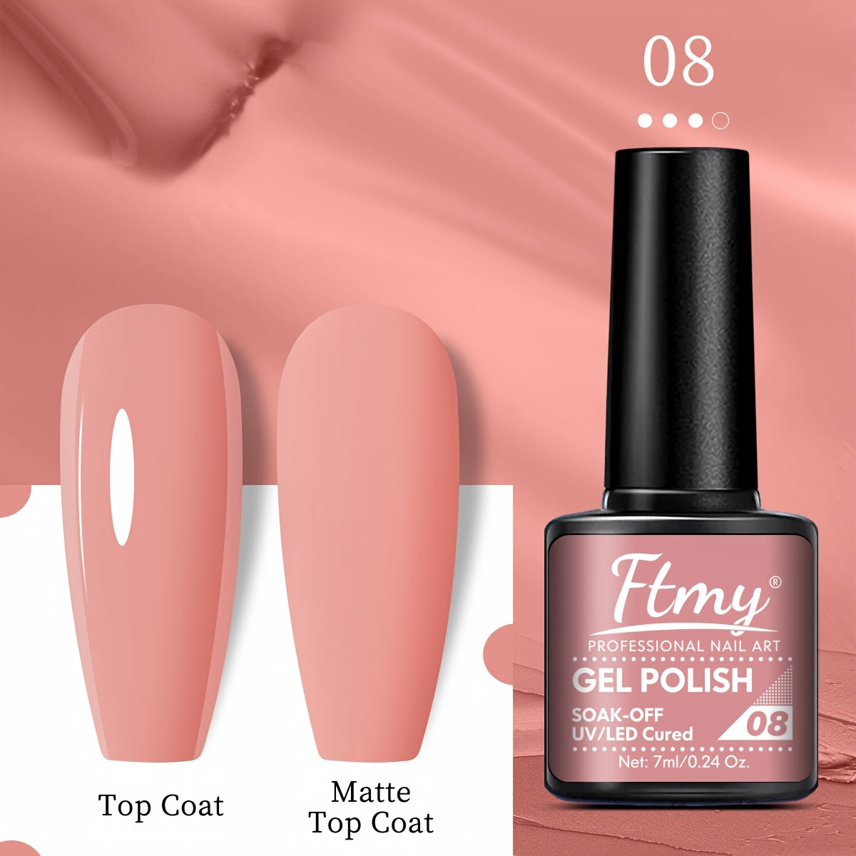 Women Gel Nail Polish Strong Bright Colors Long-Lasting