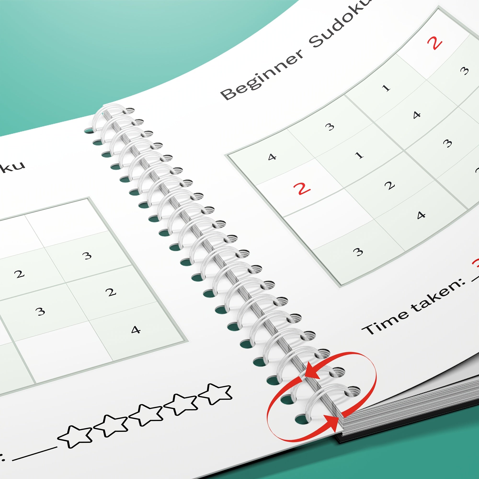 Themed Sudoku Puzzle Book for Kids Ages 3-6 Educational Brain Teasers