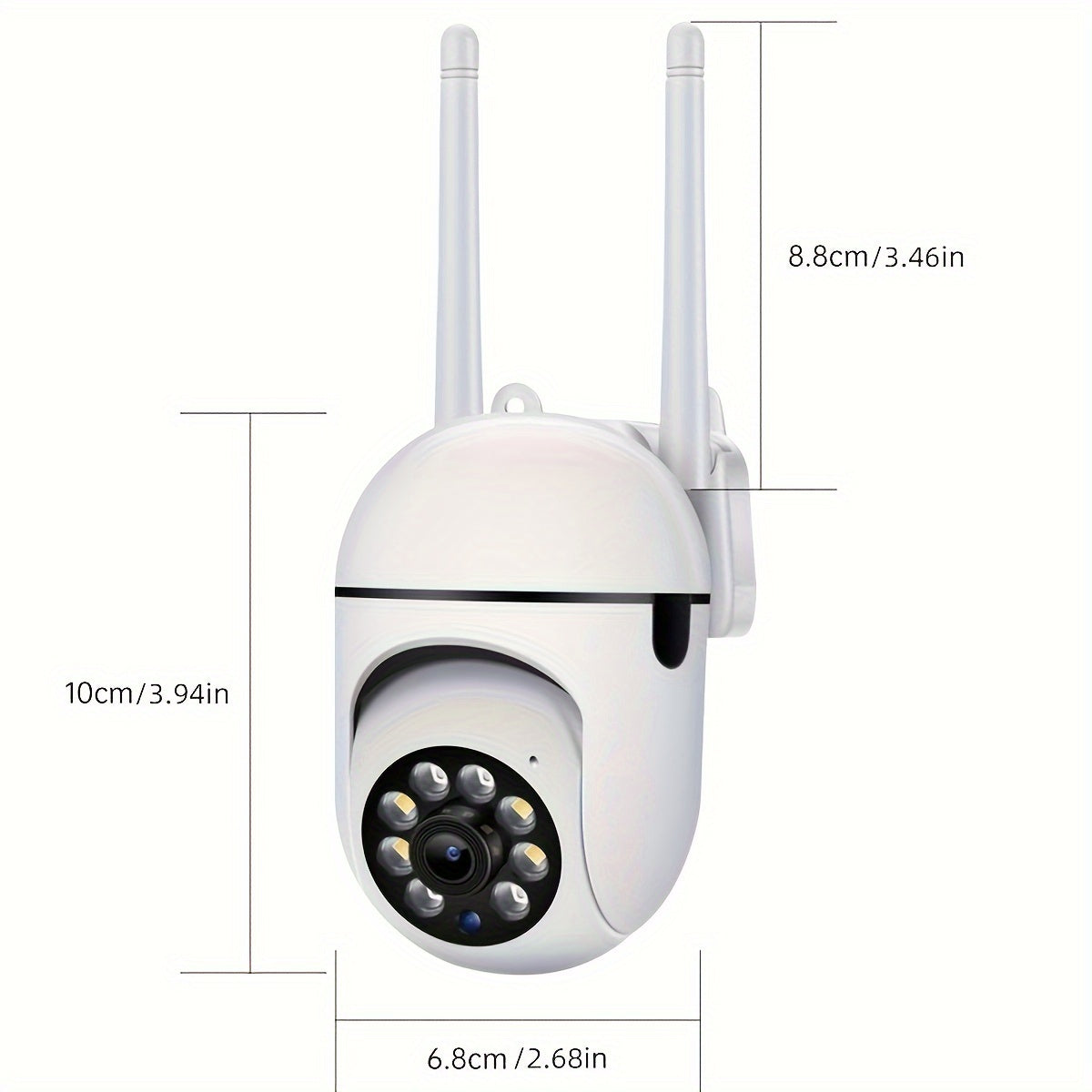 1080P Wireless Security Camera with PTZ Two-Way Audio Night Vision Motion Detection