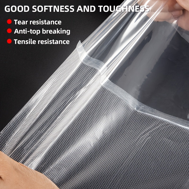 4-to'plam vakuum yopishqoq paketlari oziq-ovqat saqlash uchun turli o'lchamlarda uy foydalanishi uchun