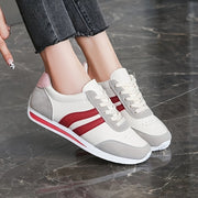 Women’s Lightweight Low-Top Sneakers Breathable Fabric Casual Athletic Shoes