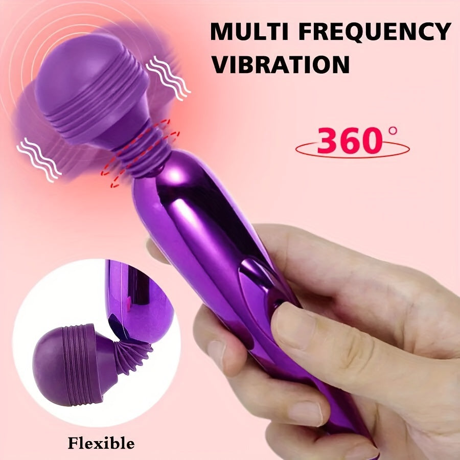 Men Women Silicone Vibrator Stick Clitoral Stimulator USB Rechargeable Massager