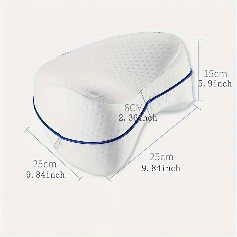 Memory Foam Leg Pillow for Back Hip and Joint Relief Soft Thigh and Leg Support