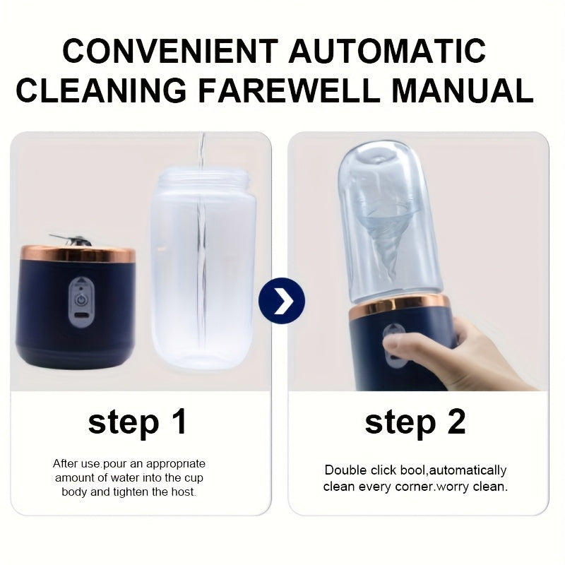 Portable Rechargeable Citrus Juicer Cup Food Grade Plastic Travel Juicer