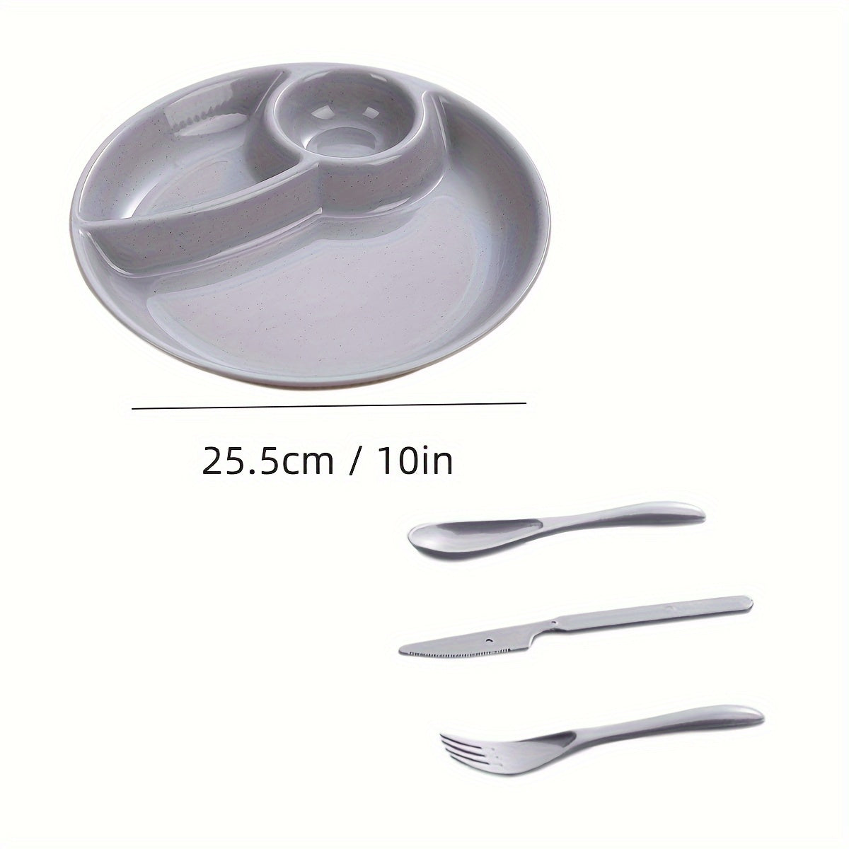 Пластиковая тарелка для приготовления еды с отделениями, безопасная для микроволновки, для салатов, закусок и аперитивов