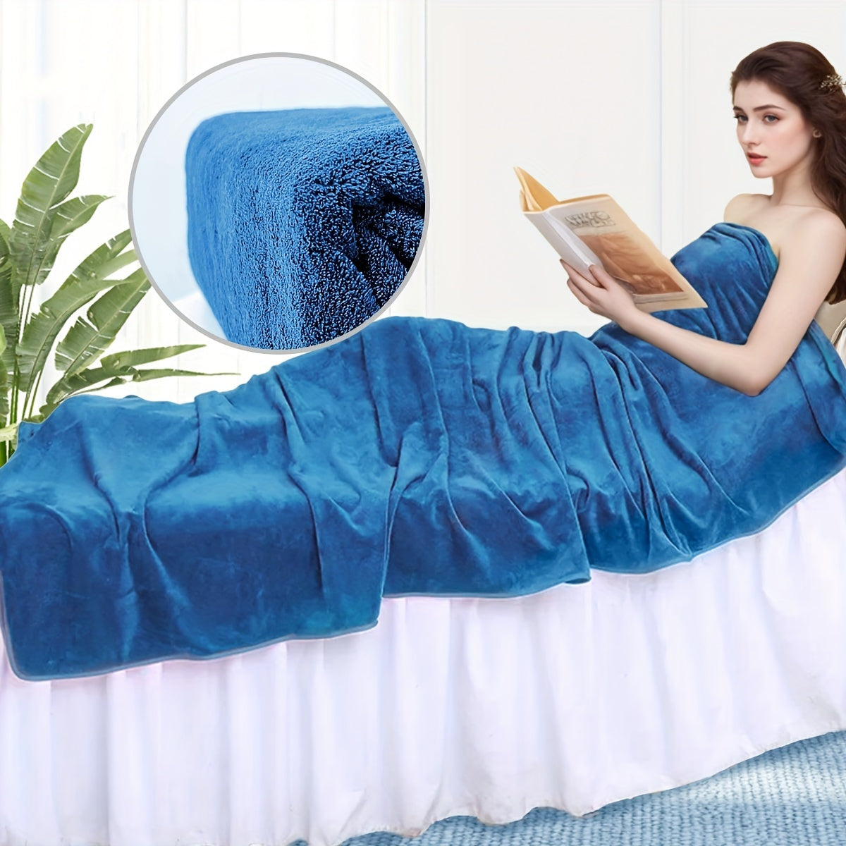 Juego de 4 toallas de algodón, incluyendo 1 XL y 3 toallas de mano para uso en el baño