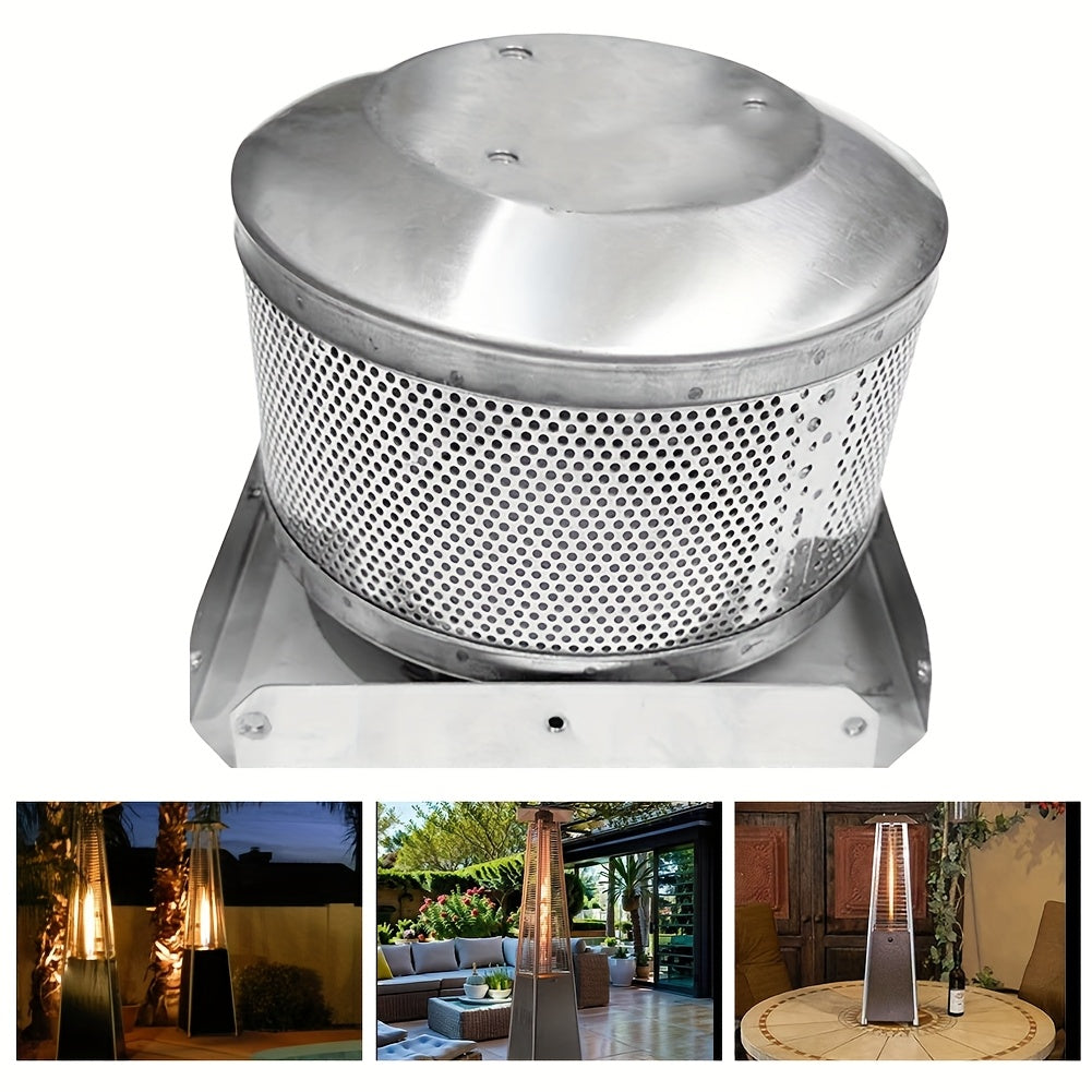 Outdoor Stainless Steel Gas Heater for Patio Garden Backyard