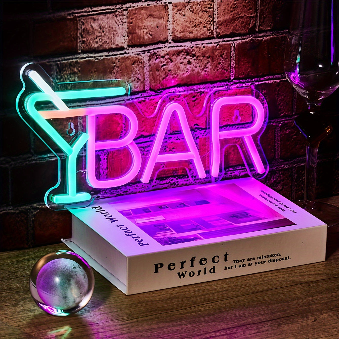 USB-Powered LED Neon Light Bar for Room Decor and Wall Art