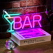 USB-Powered LED Neon Light Bar for Room Decor and Wall Art