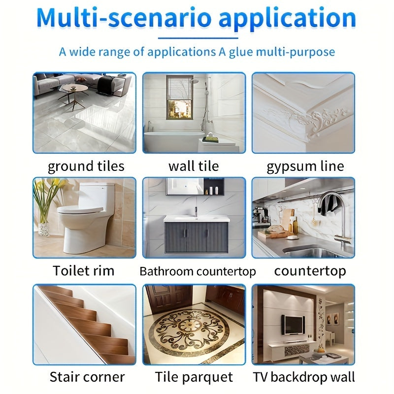 Waterproof Tile Grout Repair Sealant for Kitchen Bathroom White Adhesive and Sealant Tape
