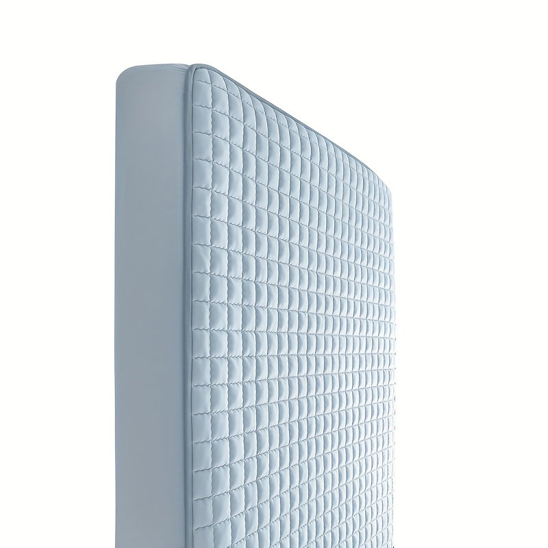 Waterproof TPU Fitted Sheet Thickened Quilted Breathable Soft and Comfortable Square Color