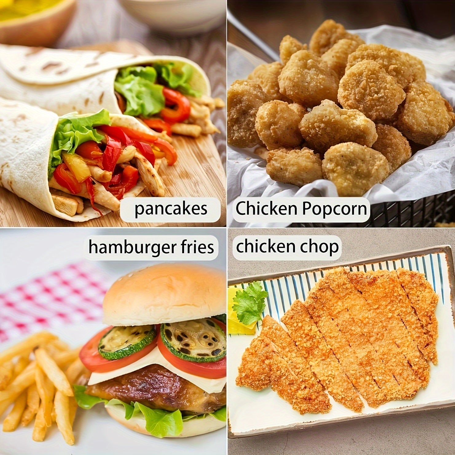 Kraft Paper Bags Pack of 50/100 Food Grade Square Oil-Proof for Snacks Biscuits