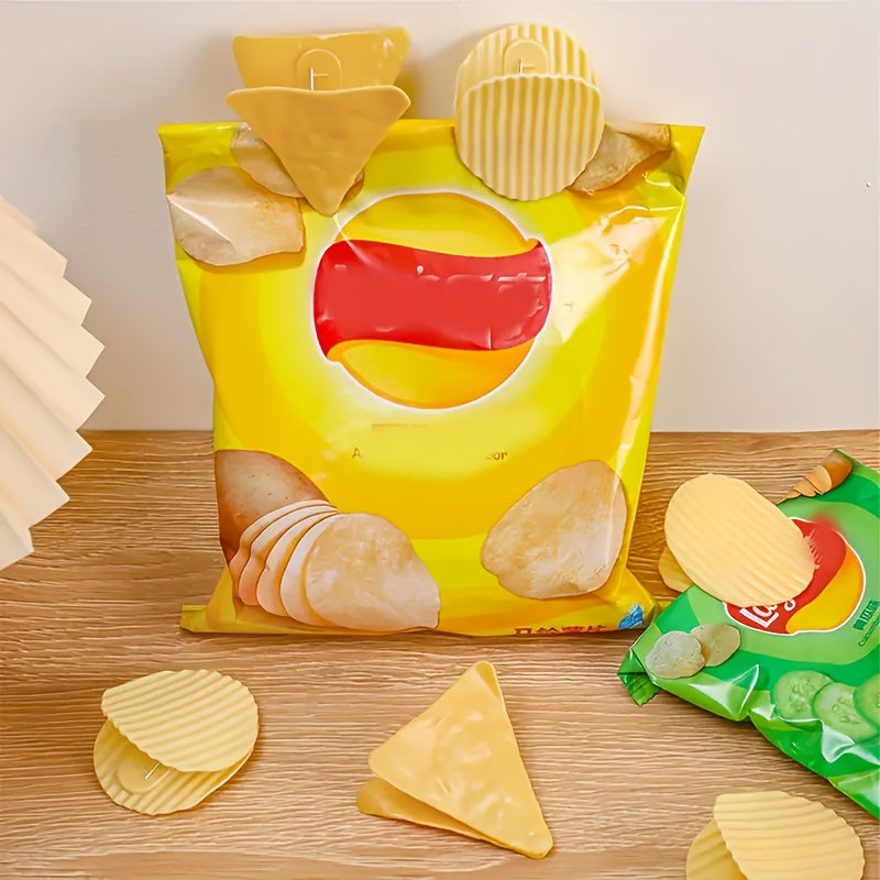 Ikki ijodiy chip kliplari to'plami, atıştırmalık sumkalarini, fayl papkalarini va boshqa ofis jihozlarini muhrlash uchun mukammal. Ushbu mustahkam plastik ish stoli aksessuarlari sizning buyumlaringizni tartibda va xavfsiz saqlash uchun ideal.