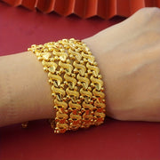 Hip hop punk sevgi yurak bilaguzuklari to'plami 4 ta - Har qanday mavsum uchun zamonaviy zargarlik, tug'ilgan kunlar va partiyalar uchun ideal sovg'a