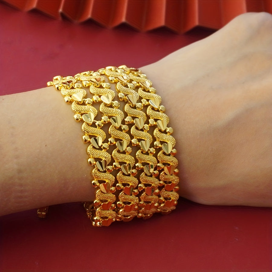 Hip hop punk sevgi yurak bilaguzuklari to'plami 4 ta - Har qanday mavsum uchun zamonaviy zargarlik, tug'ilgan kunlar va partiyalar uchun ideal sovg'a