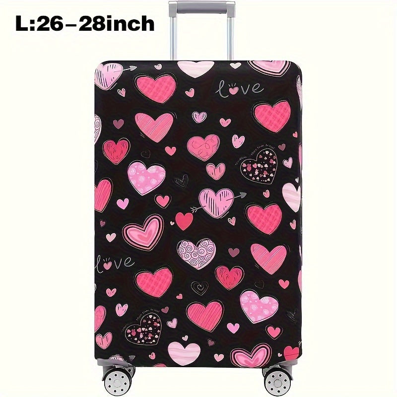 Cartoon Patterned Elastic Luggage Cover for Travel Suitcase or Duffle Case