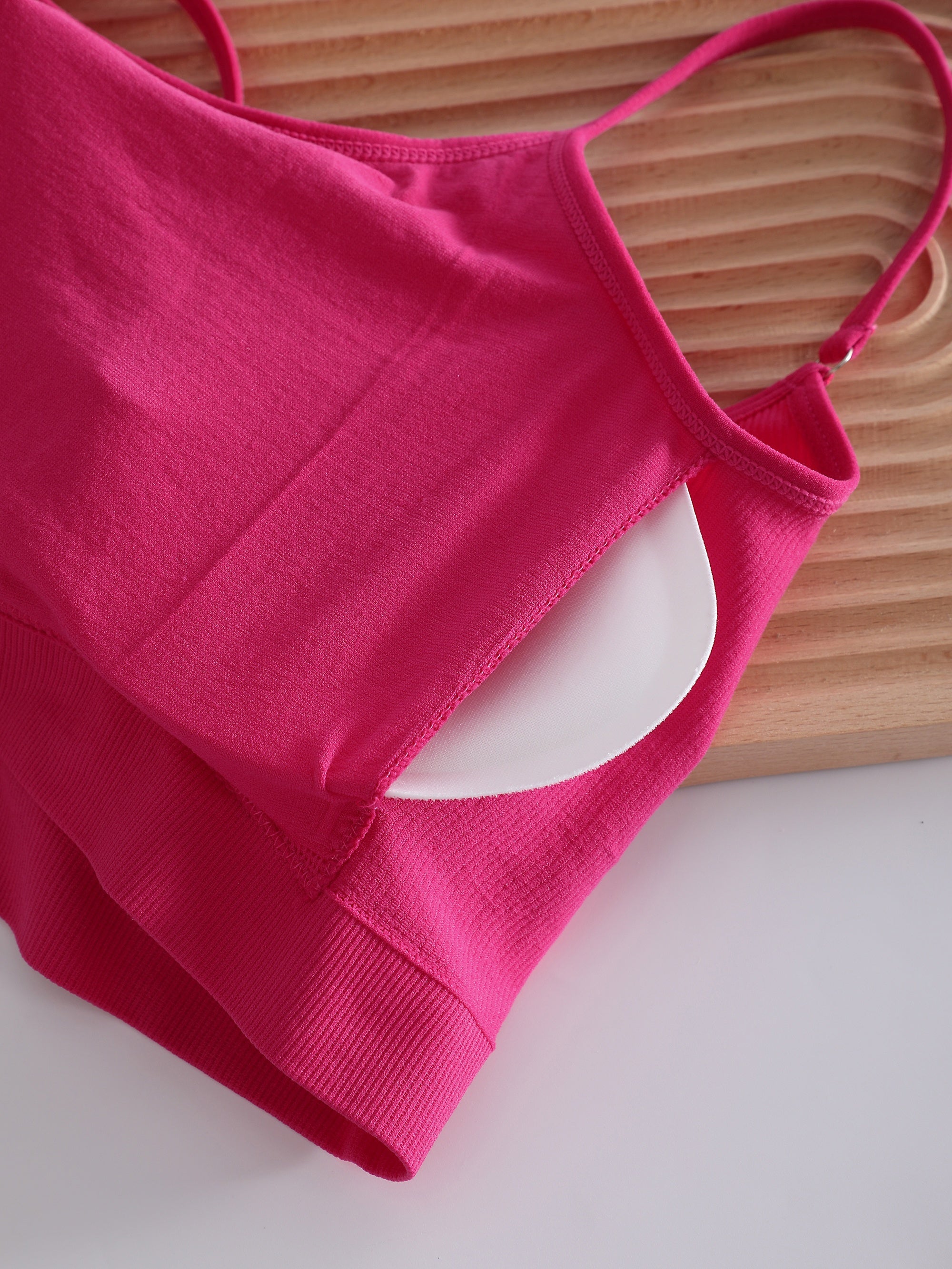 Women's Lingerie Set Wireless Bra and Ribbed Panties 4 Piece